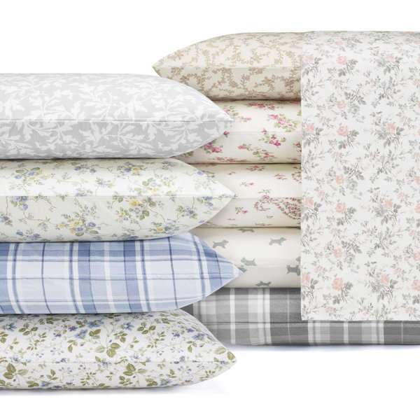Laura Ashley Le Fleur Flannel Sheet Set by Laura Ashley Home & Reviews